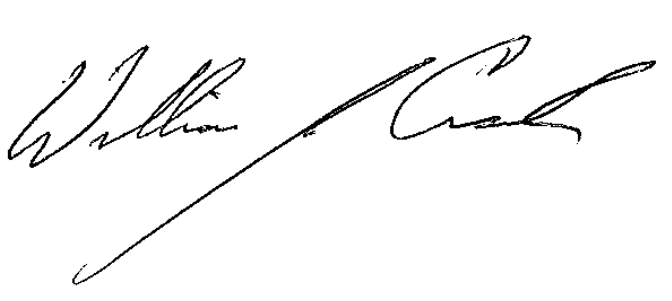 Bill Crank Signiture