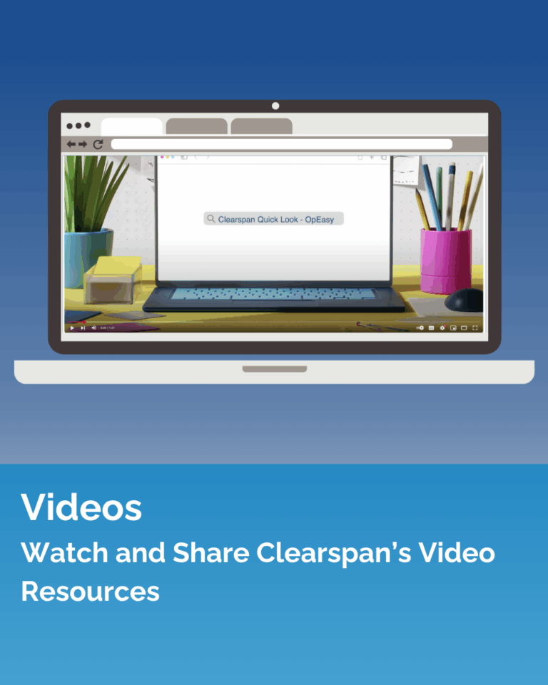 Watch and Share Clearspan Videos (1)
